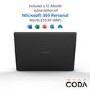 CODA 1.1 Intel Celeron N3350 4GB 64GB eMMC 11.6 Inch FHD Windows 10 S Laptop Includes 1 Year Office 365