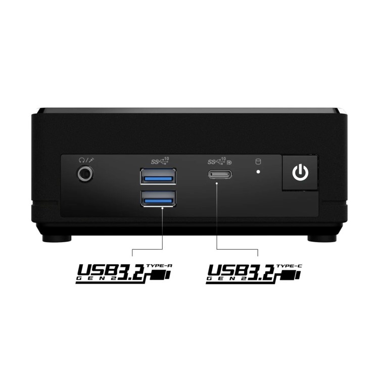 MSI Cubi N ADL S Intel N100 Mini Barebone PC