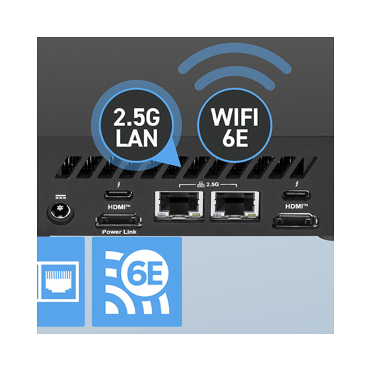 MSI Cubi NUC AI 1UMG SFF Intel Core Ultra 7 155H Barebone PC