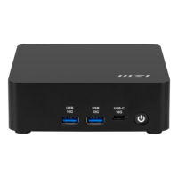 MSI Cubi NUC AI 1UMG SFF Intel Core Ultra 7 155H Barebone PC