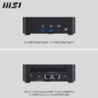 MSI Cubi NUC AI 1UMG SFF Intel Core Ultra 7 155H Barebone PC
