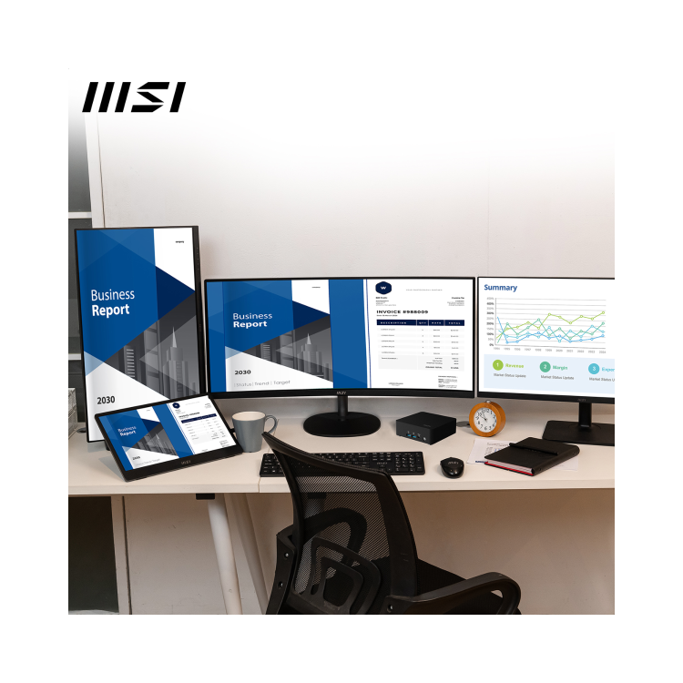 MSI Cubi NUC AI 1UMG SFF Intel Core Ultra 7 155H Barebone PC