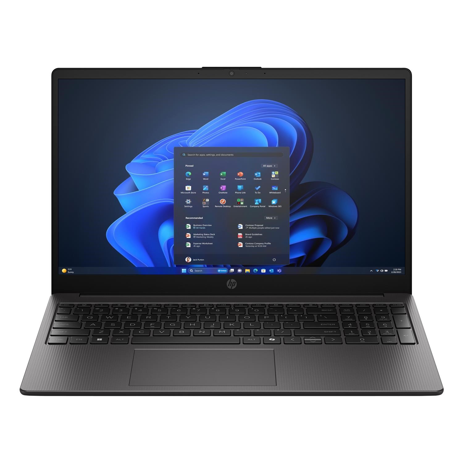 HP 250R G10 Intel Core 5 RAM 256GB SSD 15.6 Inch Windows 11 Pro Laptop