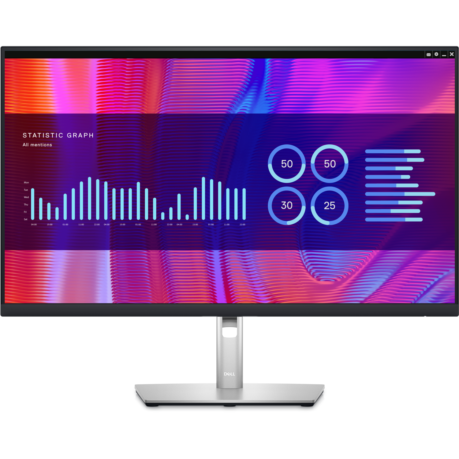 Dell P2723de 27 Ips Qhd Monitor Black