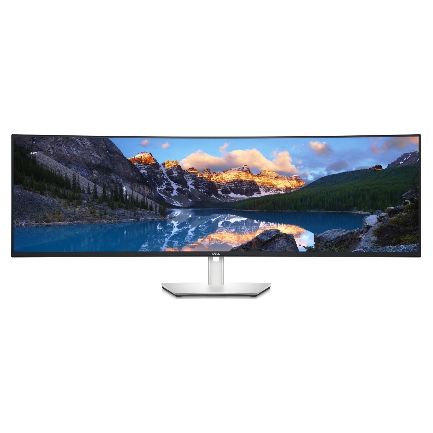 Dell Ultrasharp U4924dw 49 Ips 5K Dual Qhd Ultrawide Curved Usb-C Monitor Black,Silver, Laptops Direct - DELL-U4924DW
