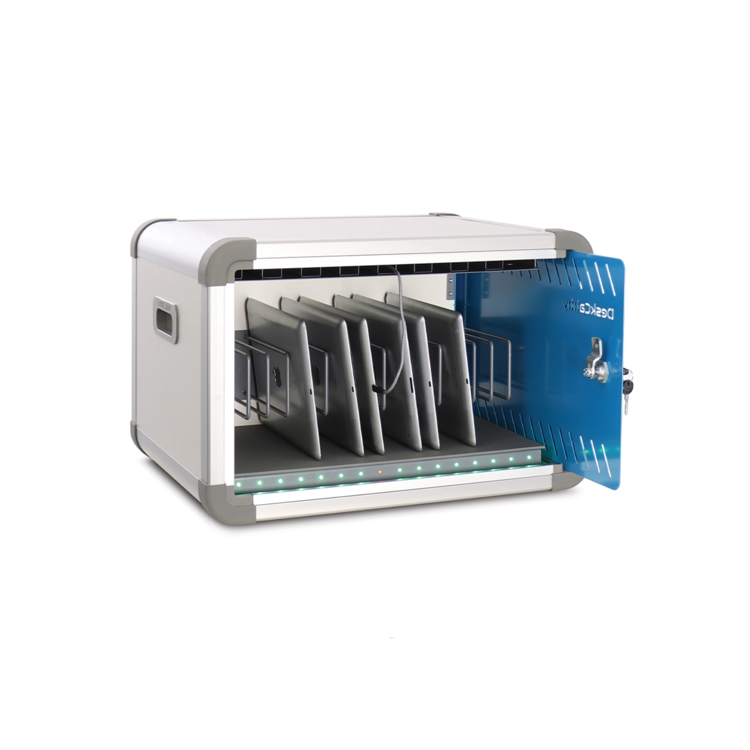 DeskCabby 16 USB C Devices up to 12.9 Charging Cabinet