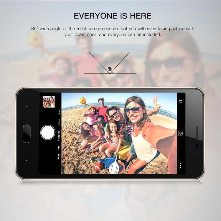 Doogee X20L Gold Dual SIM 5" 16GB 4G Unlocked & SIM Free