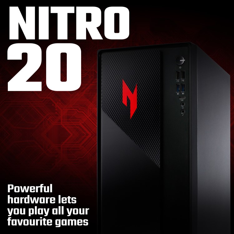 Acer Nitro 20 AMD N20-13H5U Intel Core i5-13420H 16GB RAM 512GB SSD RTX 5060 Windows 11 Gaming PC
