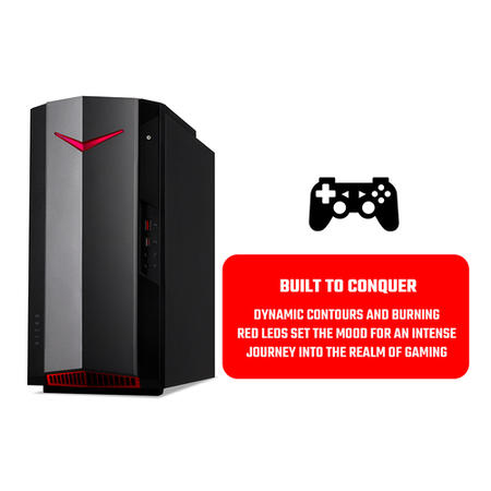 Refurbished Acer Nitro Intel Core i5-10400F 8GB 1TB GTX 1650 Windows 10 Gaming Desktop