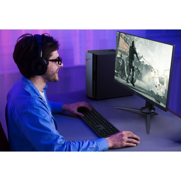 Acer Nitro N50-610 Core i5-10400F 8GB 1TB HDD + 512GB SSD GeForce GTX 1660 Super Windows 10 Gaming Desktop 