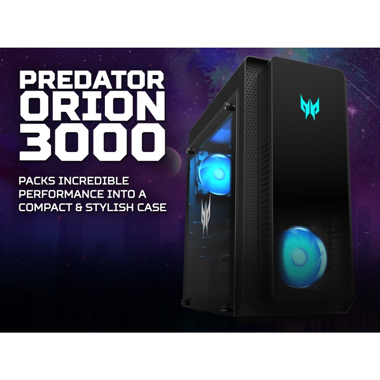 Acer Predator PO3-640 Core i7-12700F 16GB 1TB SSD RTX 3070 Windows 11 Gaming PC