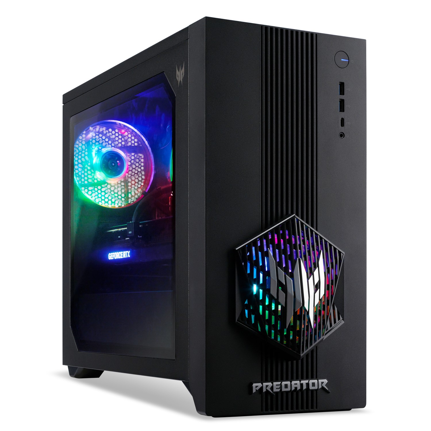 Acer Predator Po3-665 Intel Core I5 14400F 16GB RAM 512GB SSD RTX 5060 Windows 11 Gaming Pc Black, Laptops Direct - DG.E4UEK.001