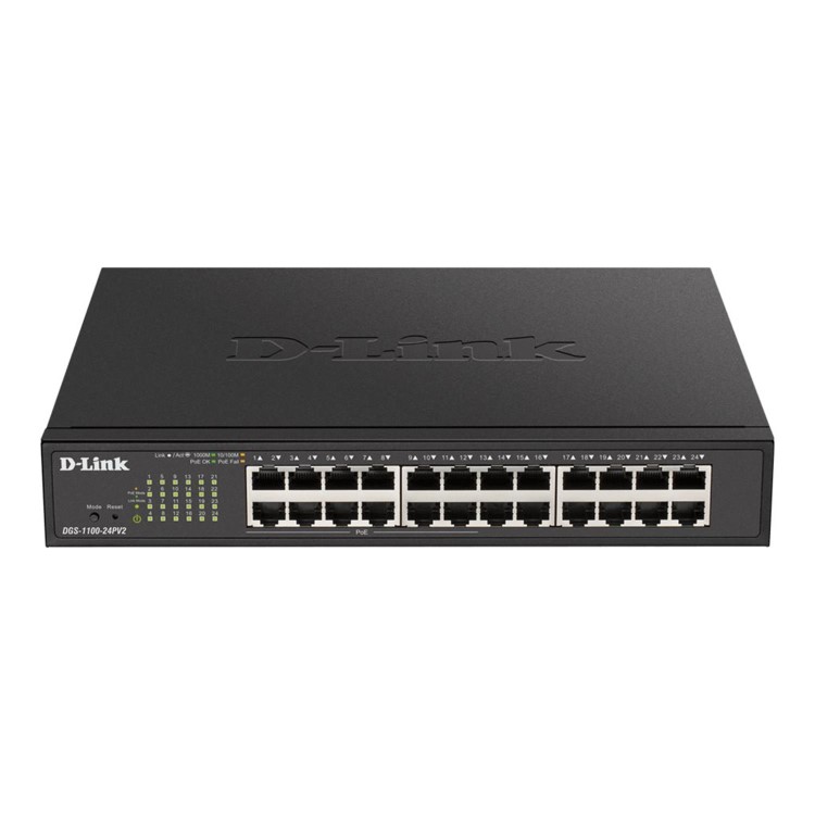D-Link 24-Port PoE Rack-mountable Managed Switch