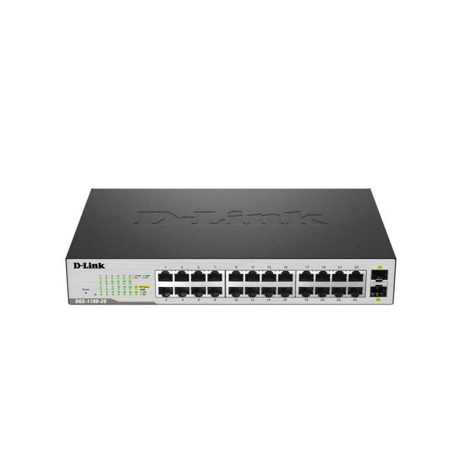 D-Link EasySmart Switch DGS-1100-26 Gigabit Switch - 24 ports + 2 x SFP - Managed - Limited Stock!
