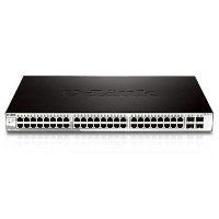 D-Link 48 10/100/1000 Base-T port with 4 x 1000Base-T /SFP ports