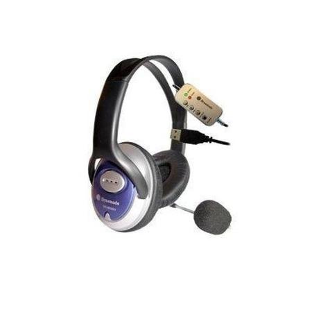 Box Opened Dynamode DH-660-USB USB Stereo Headphone and Microphone