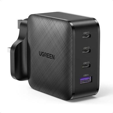UGreen 65W 4 Port Fast Charger Black