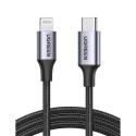 DIS100025890EBA UGreen MFI 3A USB-C to Lightning Braided Cable - 1M
