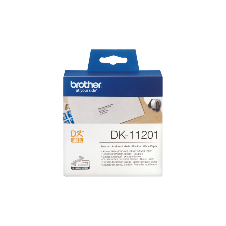 Brother DK11201 29mm x 90mm Standard Address Label Roll