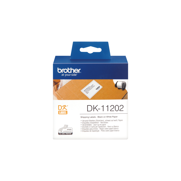 Brother DK-11202 White 62mm x 100mm Shipping Labels