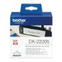 Brother DK22205 Black on White Continuous 62mm Label Roll
