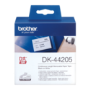Brother DDK44205 Black on White Continuous 62mm Label Roll