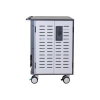 Ergotron DM40-2009-3 Portable Device Management Freestanding Charging Trolley Silver