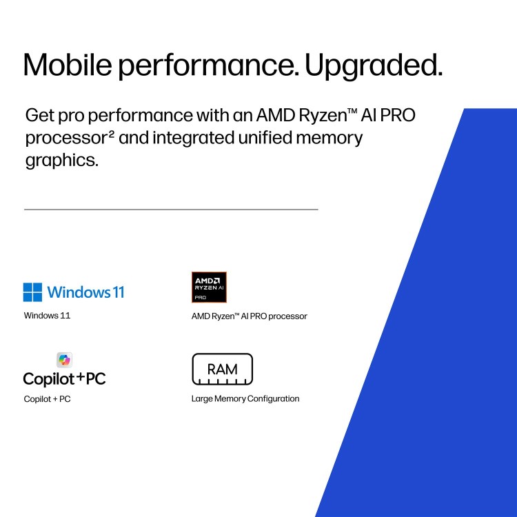 HP ZBook 8 G2a AMD Ryzen AI 7 PRO 32GB RAM 1TB SSD 16 Inch Windows 11 Pro Laptop