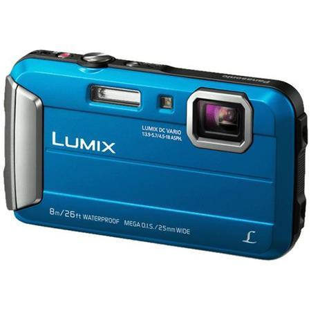 Panasonic Lumix DMC-FT30 16.1MP Waterproof Camera in Blue