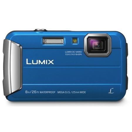 Panasonic Lumix DMC-FT30 16.1MP Waterproof Camera in Blue