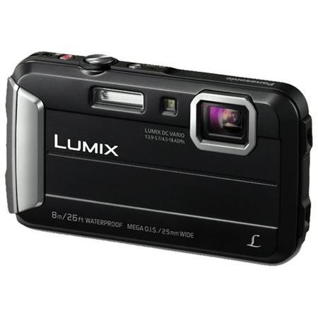 Panasonic Lumix DMC 16.1MP Optical Zoom x4 Waterproof Black Camera