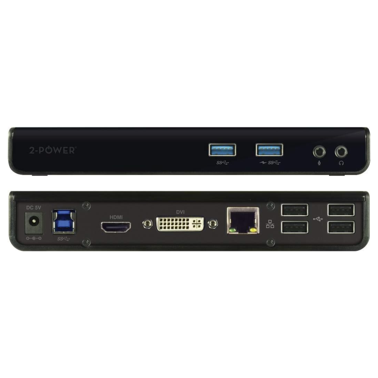 2-Power Dual Display Docking Station