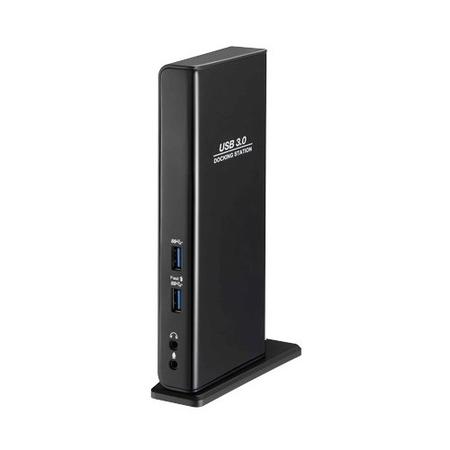 2-Power USB 3.0 Dual Display Docking Station - Vertical Display