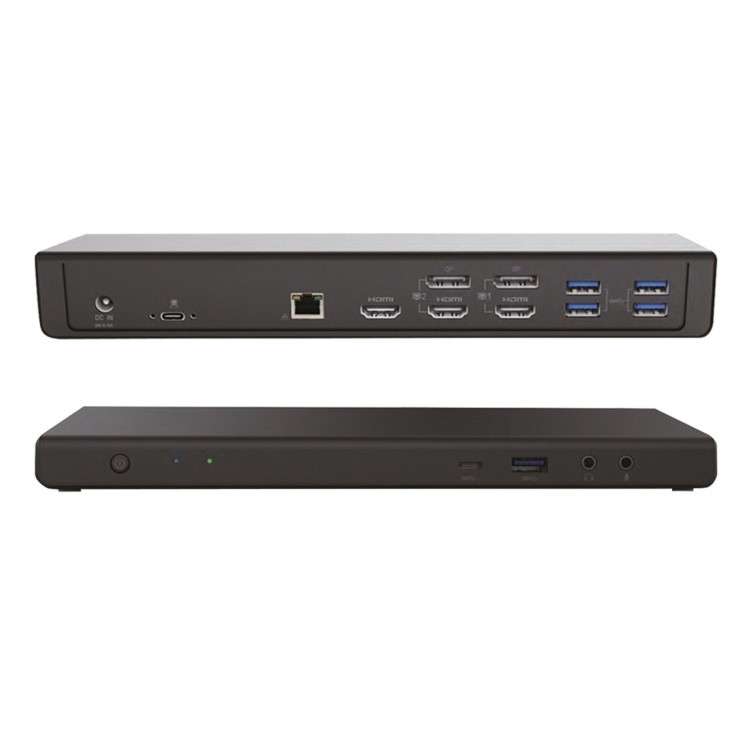 2-Power USB-C & USB-A Hybrid Triple 4K Docking Station