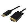 10 ft DisplayPort&amp;#153; to VGA Adapter Converter Cable – DP to VGA 1920x1200 - Black
