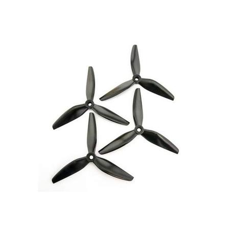 HQ Durable Prop  5.1X5.1X3 Black 2CW+2CCW-Poly Carbonate