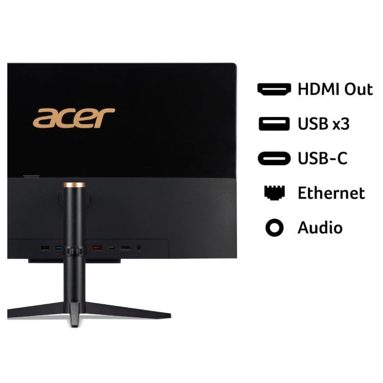 Acer Aspire C24-1800 Intel Core i5-12450H 8GB RAM 512GB SSD 23.8 Inch FHD Windows 11 All-in-one PC