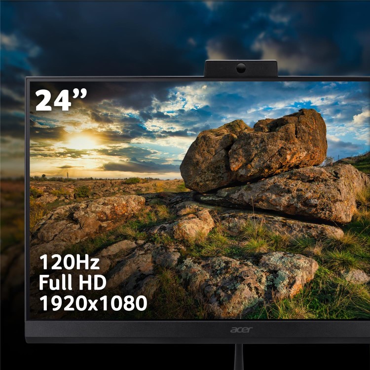 Acer Aspire C24-B Intel N150 8GB RAM 256GB SSD 23.8 Inch Windows 11 All-in-One PC