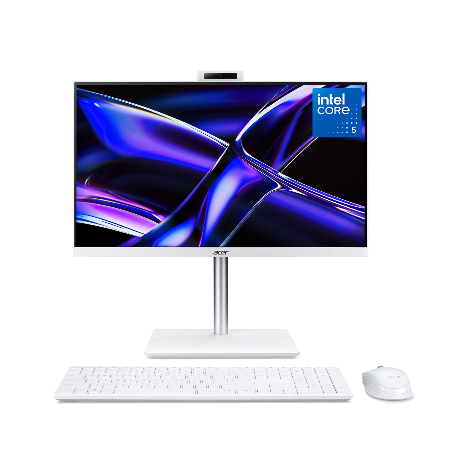 Acer Aspire C27 Intel Core 5 120U 8GB RAM 1TB SSD 27 Inch Windows 11 All-In-One Pc White, Laptops Direct - DQ.BRPEK.003
