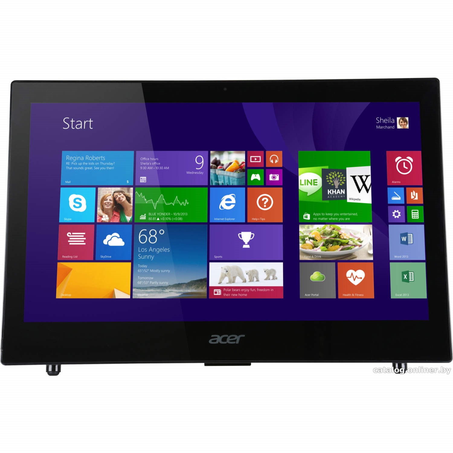 Windowsデスクトップ acer Acer Aspire Z All-in-One Desktop PC 19.5 Full HD, Windows 10