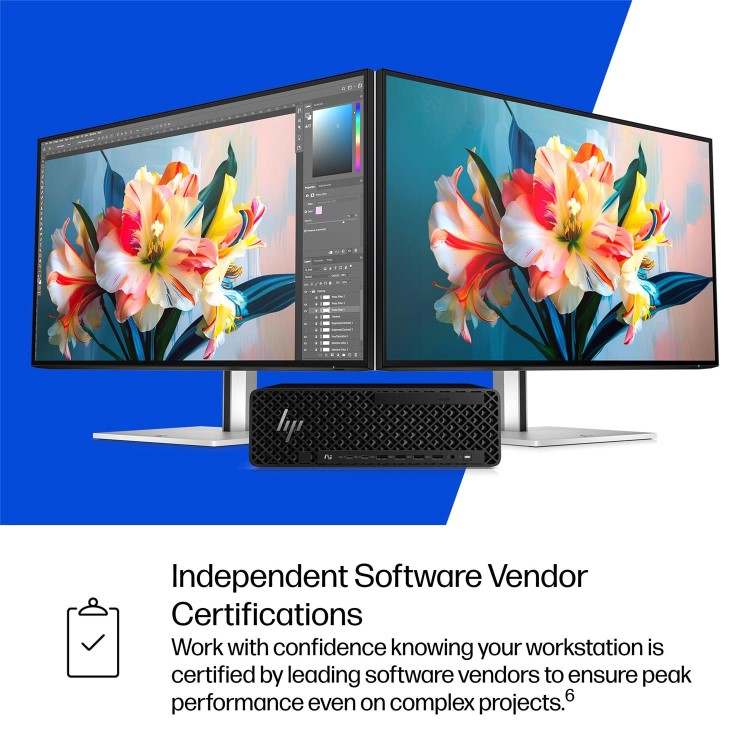 HP Z2 SFF G1i Intel Core Ultra 7 265 32GB RAM 1TB SSD RTX Pro 2000 Blackwell Windows 11 Pro Workstation PC