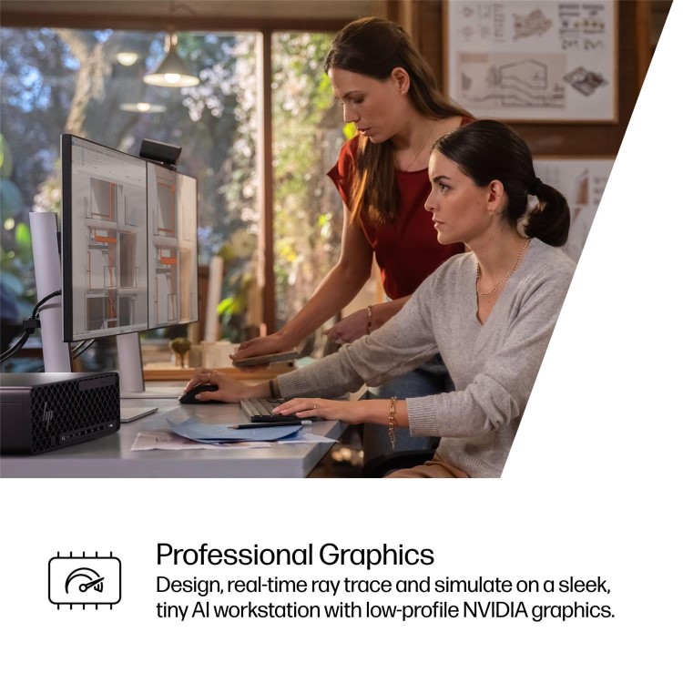 HP Z2 SFF G1i Intel Core Ultra 7 265 32GB RAM 1TB SSD RTX Pro 2000 Blackwell Windows 11 Pro Workstation PC