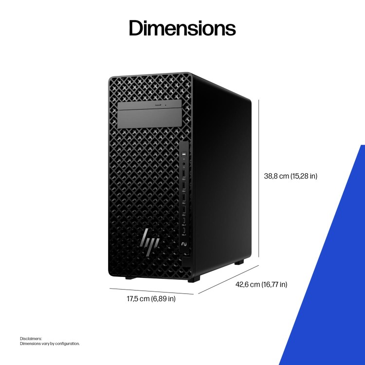 HP Z2 Tower G1i Intel Core Ultra 9 285K 32GB RAM 1TB SSD RTX PRO 2000 Blackwell Windows 11 Pro Workstation PC
