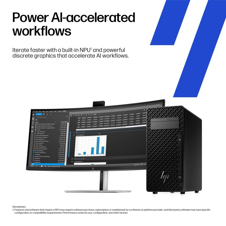 HP Z2 Tower G1i Intel Core Ultra 9 285K 64GB RAM 1TB SSD RTX PRO 4000 Blackwell Windows 11 Pro Workstation PC