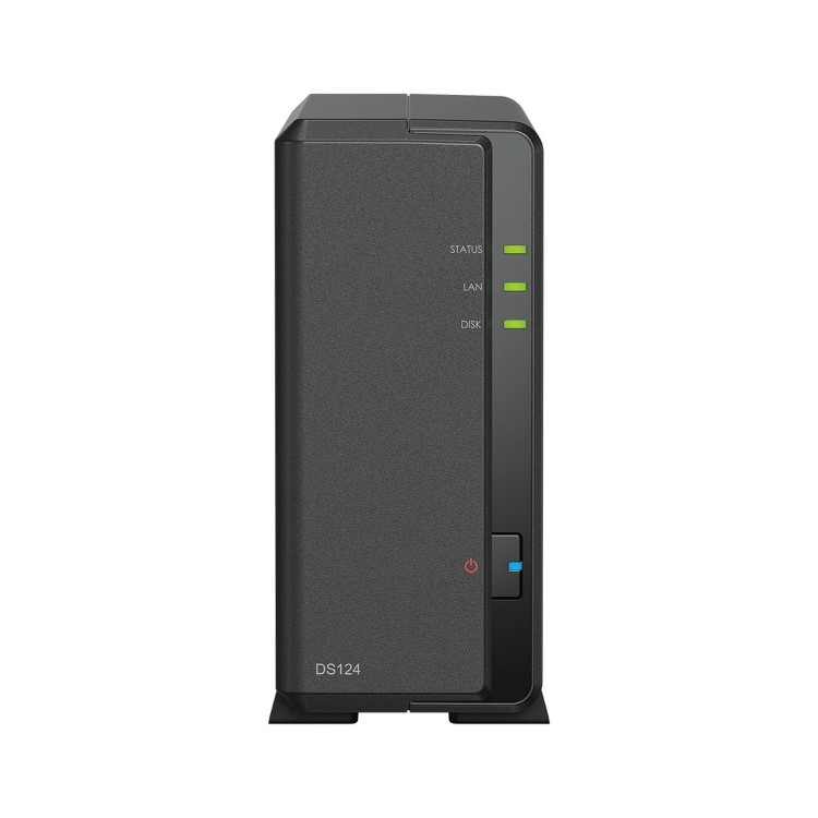 Synology Disk Station DS124 - NAS server - RAM 1 GB - Gigabit Ethernet - iSCSI support