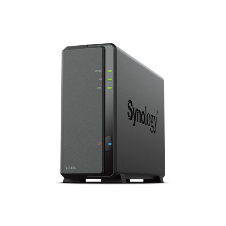 Synology Disk Station DS124 - NAS server - RAM 1 GB - Gigabit Ethernet - iSCSI support