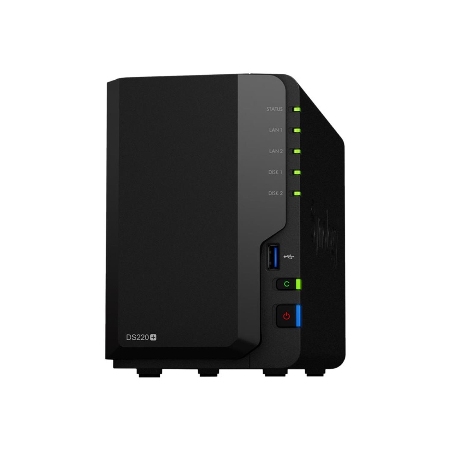 Synology DS220+ Seagate IronWolf 8TB×2 Synology DS220+ 2 Bay Desktop NAS/ 8TB seagate Ironwolf - Laptops