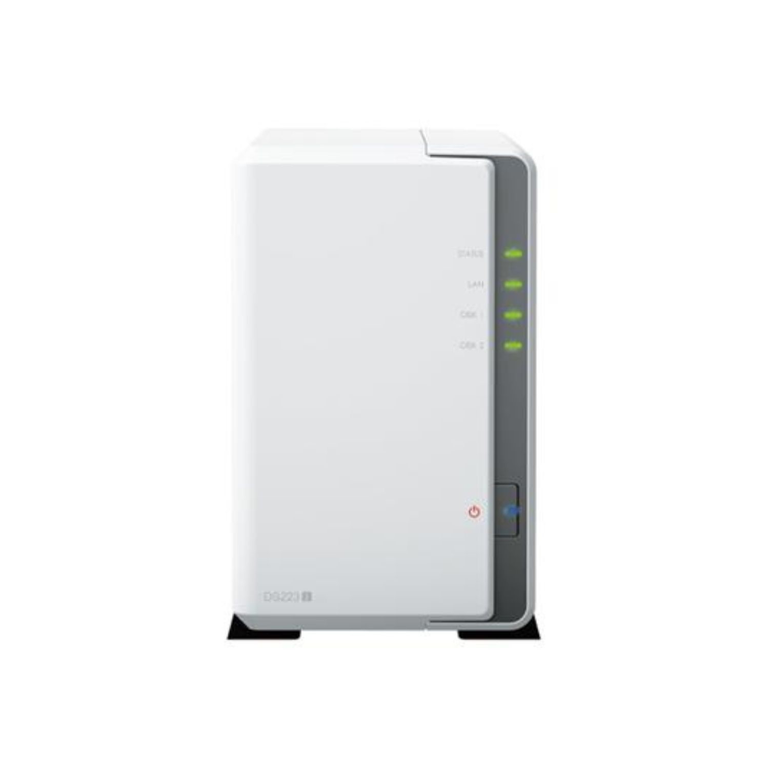 Synology DS223 NAS Desktop 8TB 2 Bay Con 2 HD Western Digital Red Plus 4TB