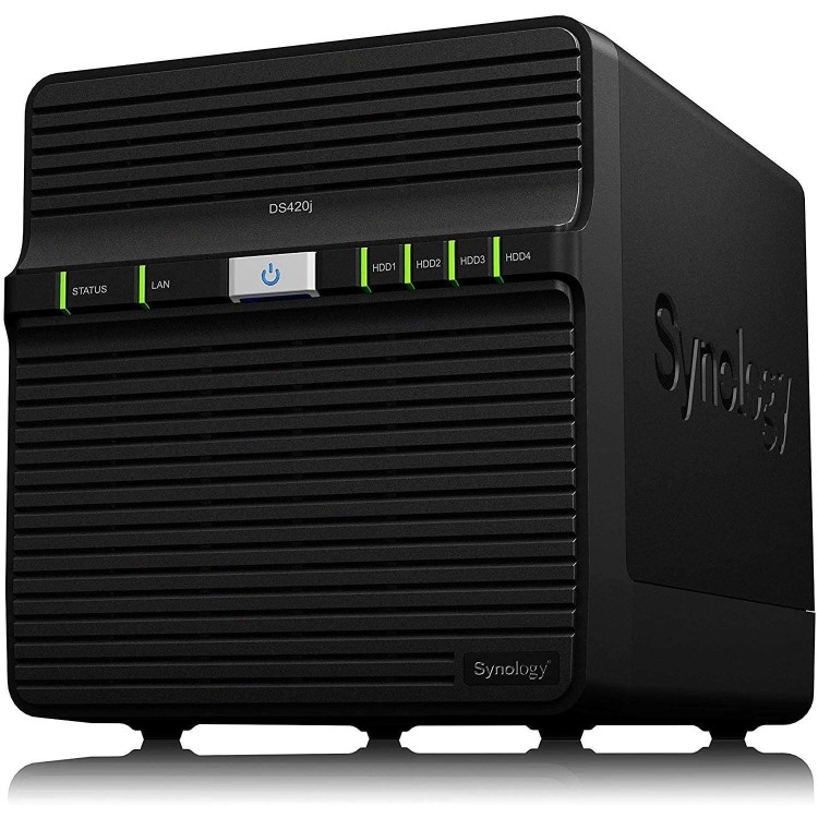 Synology DS420J 4 Bay 1GB Diskless Desktop NAS
