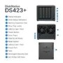 Synology DiskStation DS423+ 2GB RAM with 16TB Installed Storage 4 Bay SATA Desktop NAS